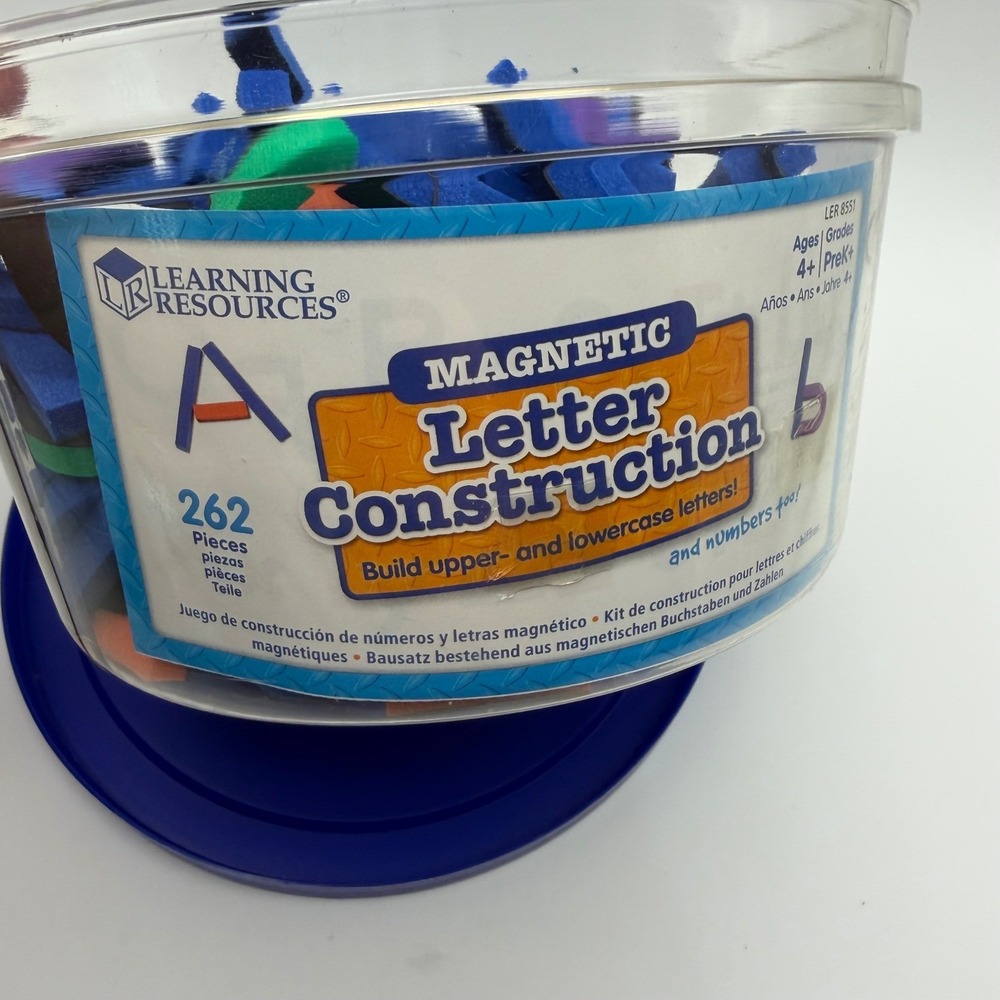 Learning Resources Magnetic Foam Letter Construction 261 pc Alphabet Toy READ - Picture 2 of 4